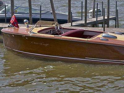 Classic Wooden Boat for Sale -  1949 CHRIS-CRAFT 18' RIVIERA