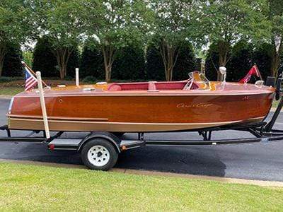 Classic Wooden Boat for Sale -  1951 CHRIS-CRAFT 18' RIVIERA