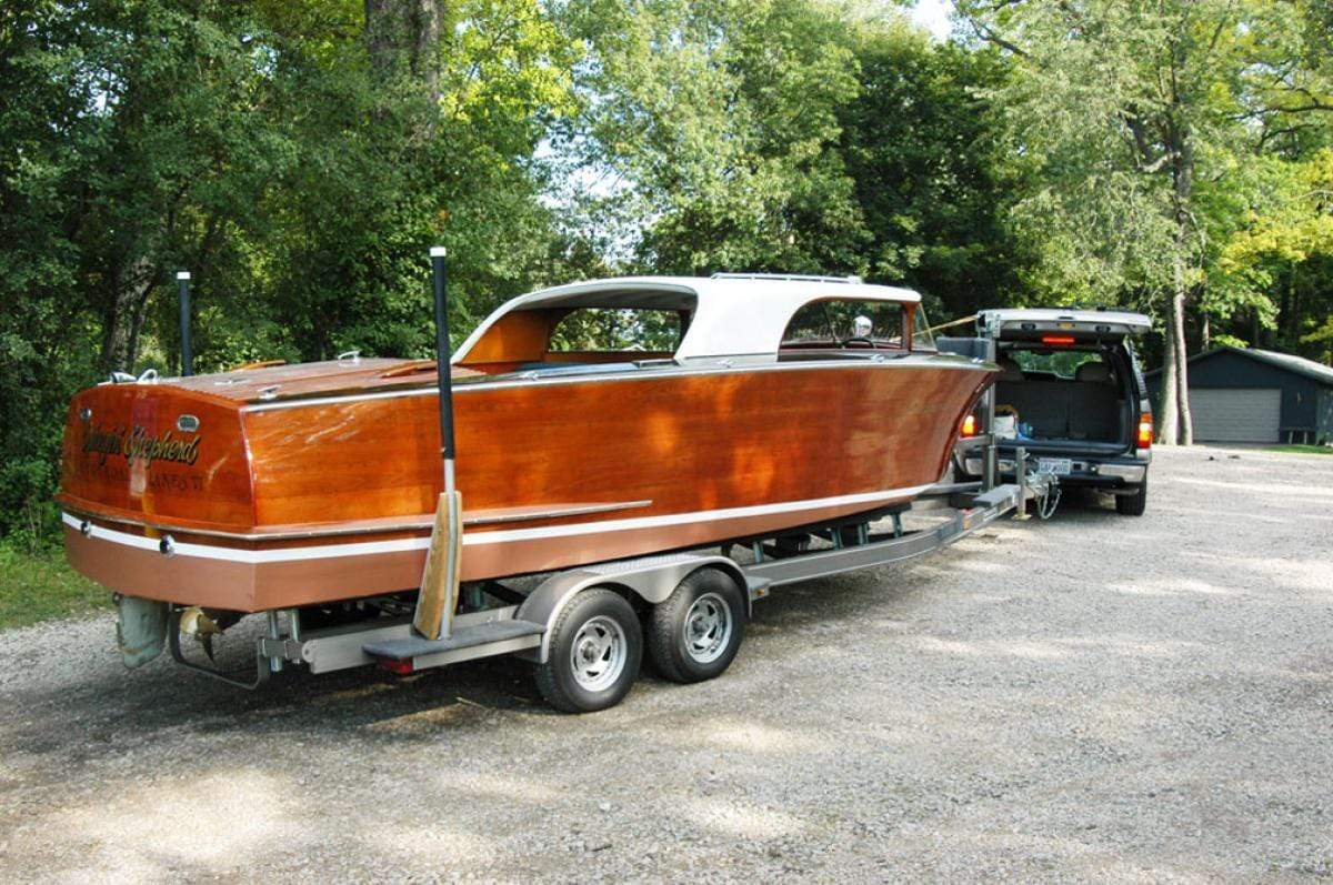 Classic Wooden Boat for Sale -  1954 SHEPHERD 24' HARDTOP