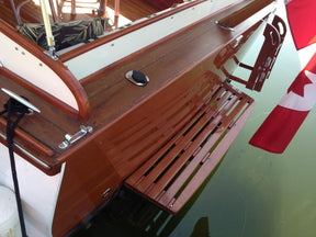 Classic Wooden Boat for Sale -  1957 CHRIS-CRAFT 40' SEA SKIFF SEMI-ENCLOSED CRUISER