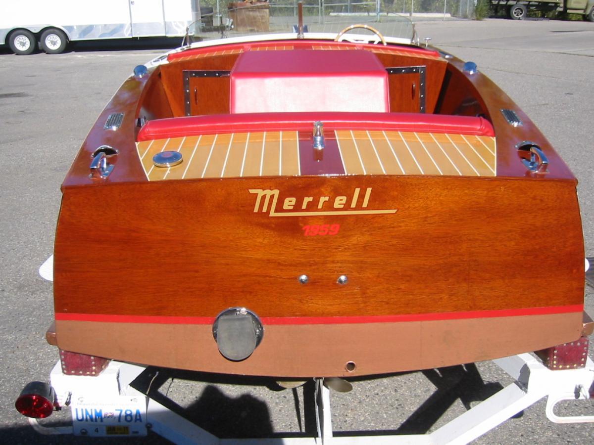 Classic Wooden Boat for Sale -  1959 MERRELL 15' RUNABOUT