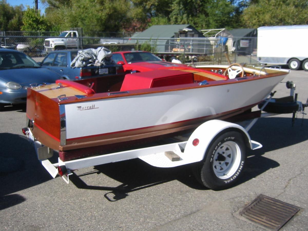 Classic Wooden Boat for Sale -  1959 MERRELL 15' RUNABOUT