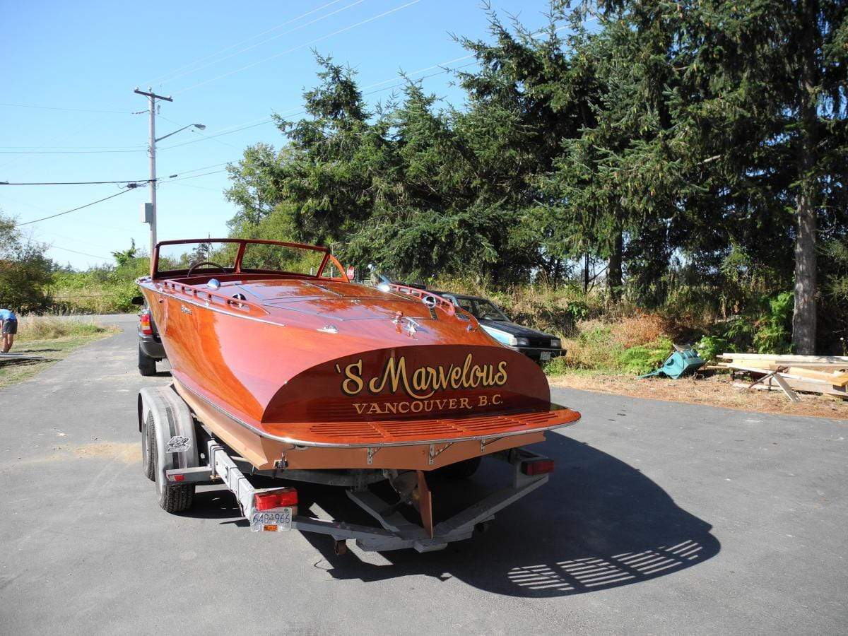 Classic Wooden Boat for Sale -  1961 GRENFELL 21' 3" CUSTOM BARRELBACK