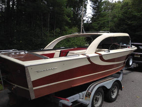 Classic Wooden Boat for Sale -  1962 CENTURY 21' CORONADO W/GULL WING TOP
