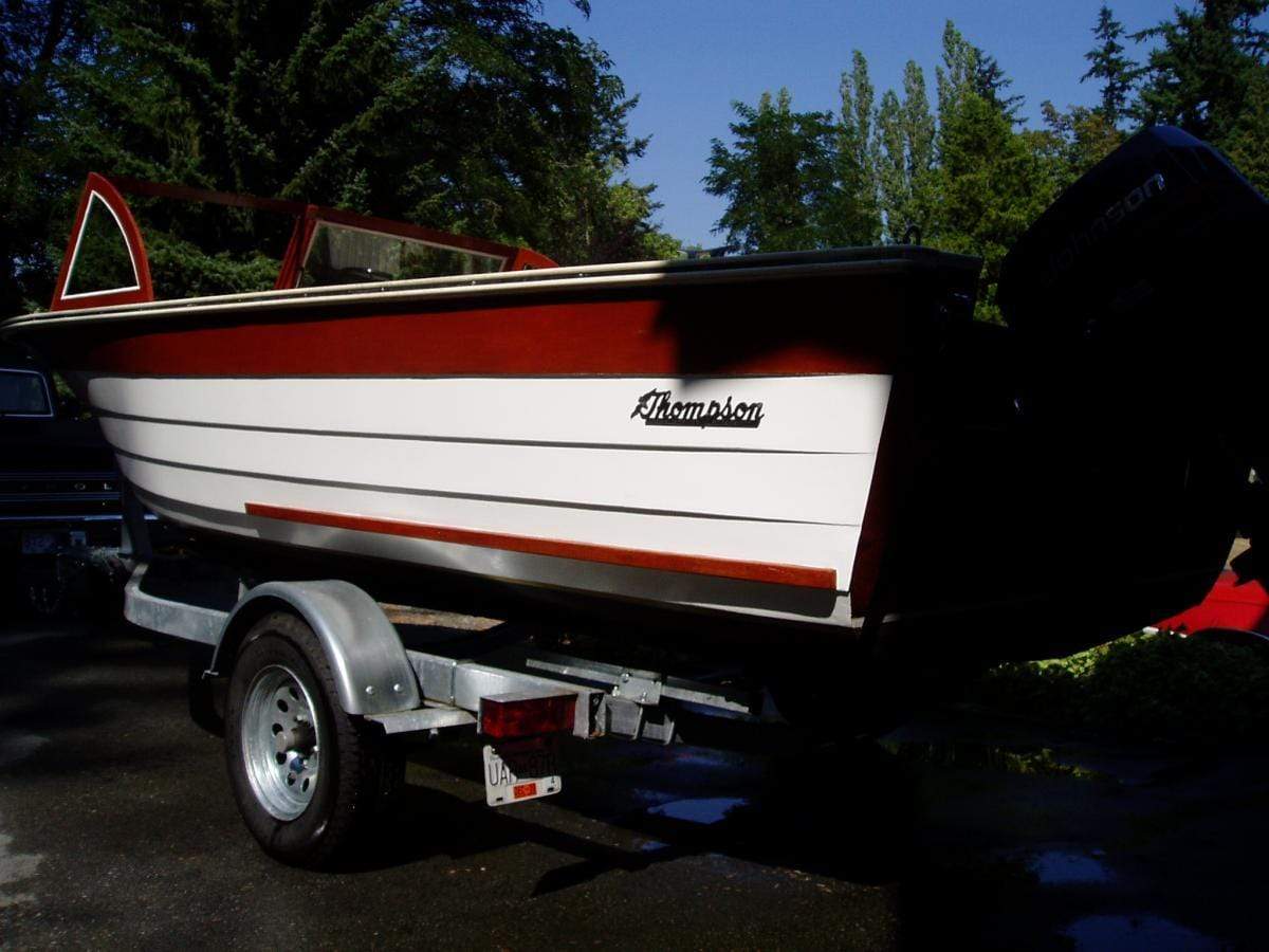 Classic Wooden Boat for Sale -  1964 THOMPSON 18' SUPER SEA LANCER