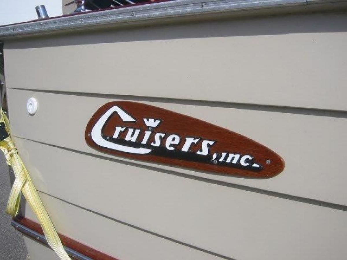 Classic Wooden Boat for Sale -  1965 CRUISER'S INC 20' - RARE CAMPER MODEL