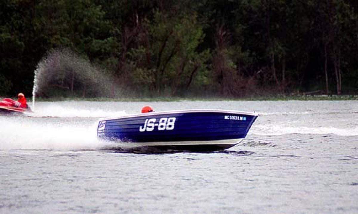 Classic Wooden Boat for Sale -  1976 J&S FIBERGLASS - JERSEY SPEED SKIFF - HULL #JS-88