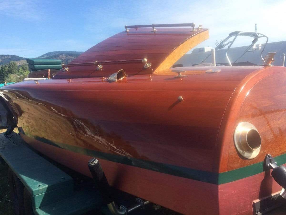 Classic Wooden Boat for Sale -  2017 GRONO CUSTOM 20' BARRELBACK