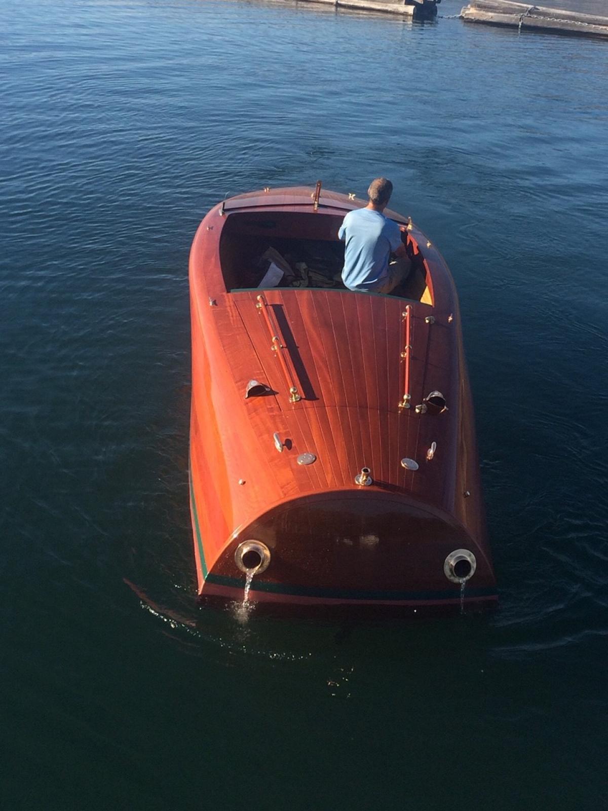 Classic Wooden Boat for Sale -  2017 GRONO CUSTOM 20' BARRELBACK