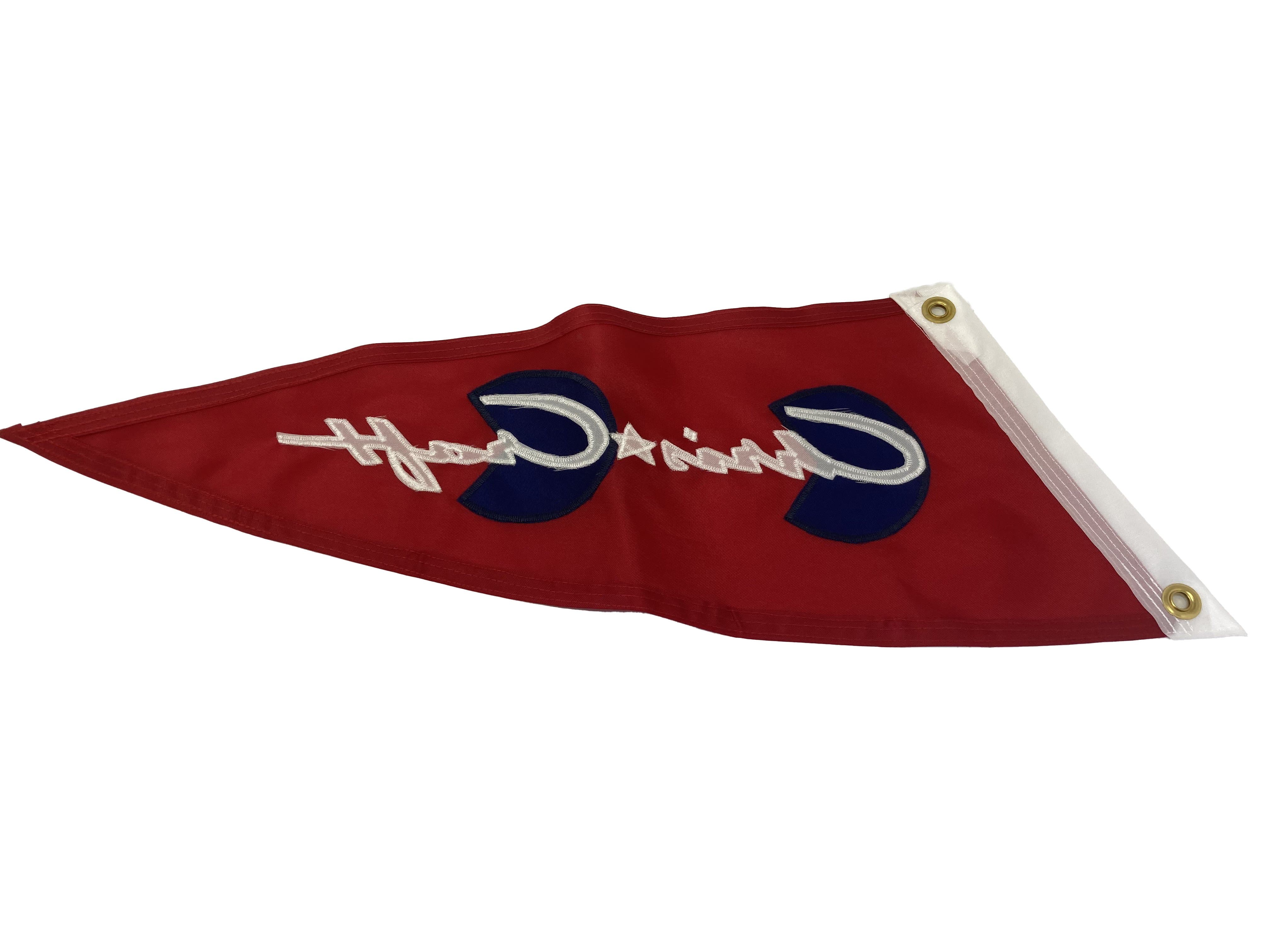 Classic Wooden Boat Parts for Sale - Chris-Craft Post-War Nylon Burgee Slanted (Small)