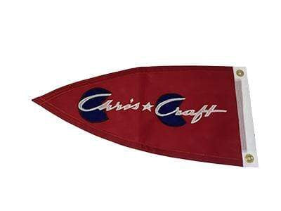 Classic Wooden Boat Parts for Sale - Chris-Craft Post-War Nylon Burgee Straight (Large)