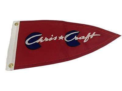 Classic Wooden Boat Parts for Sale - Post-War Chris-Craft Nylon Burgee Straight (Small)