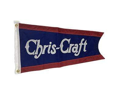 Classic Wooden Boat Parts for Sale - Pre-War Chris Craft Nylon Double-Sided Burgee (Large)