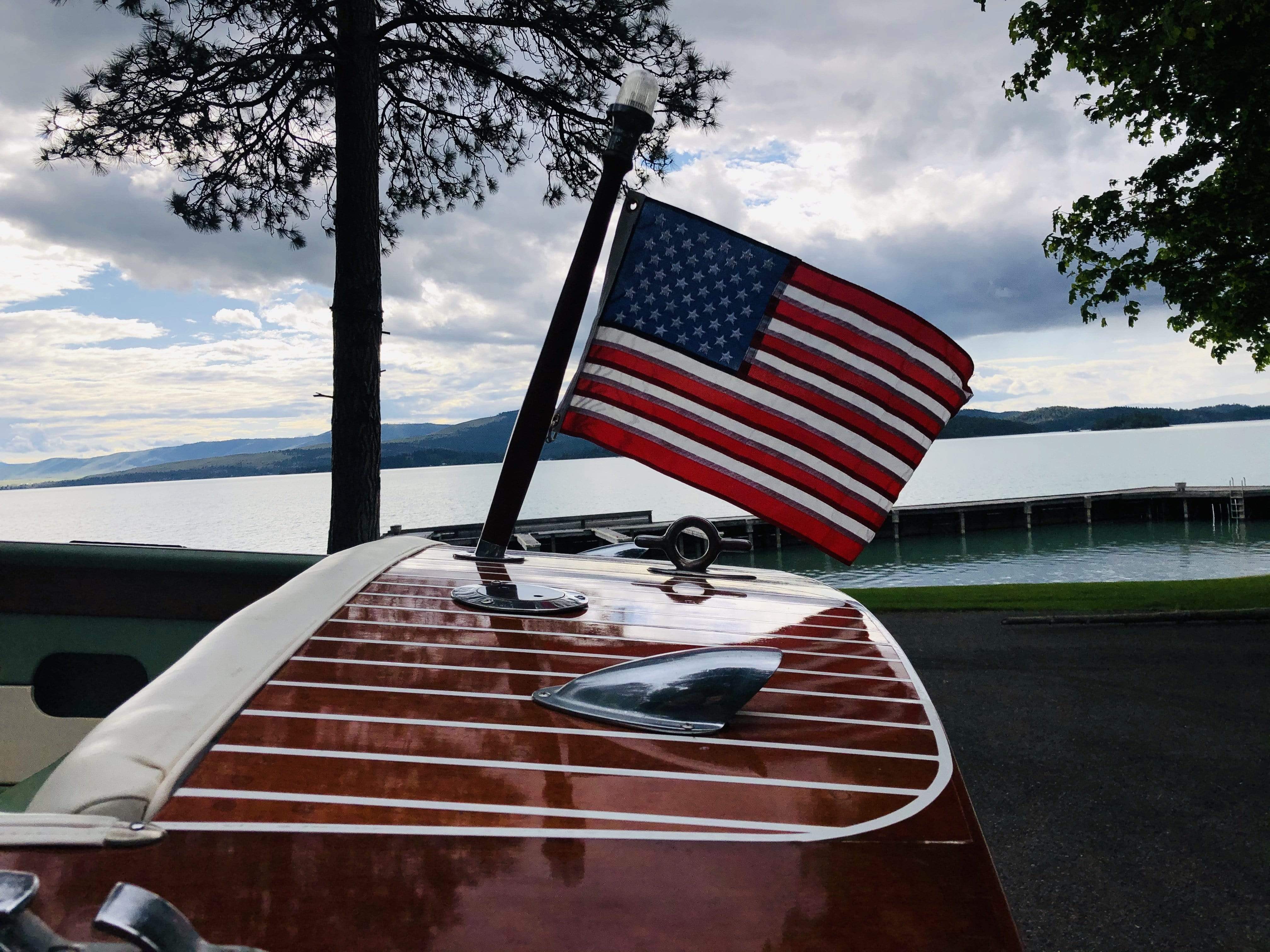 1957 Mariner 19ft wooden boat for Sale