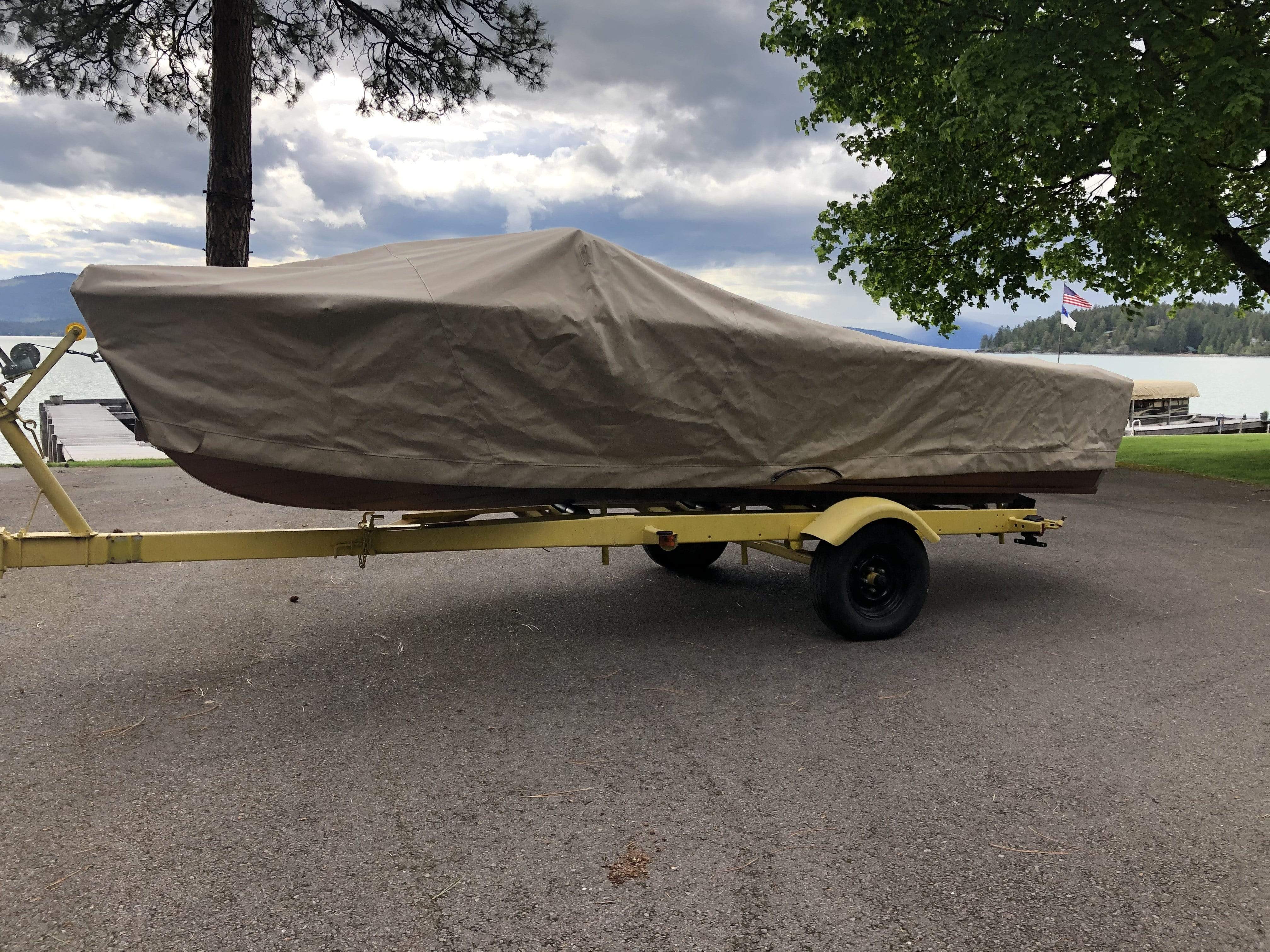 1957 Mariner 19ft wooden boat for Sale