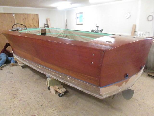 1957 Mariner 19ft wooden boat for Sale